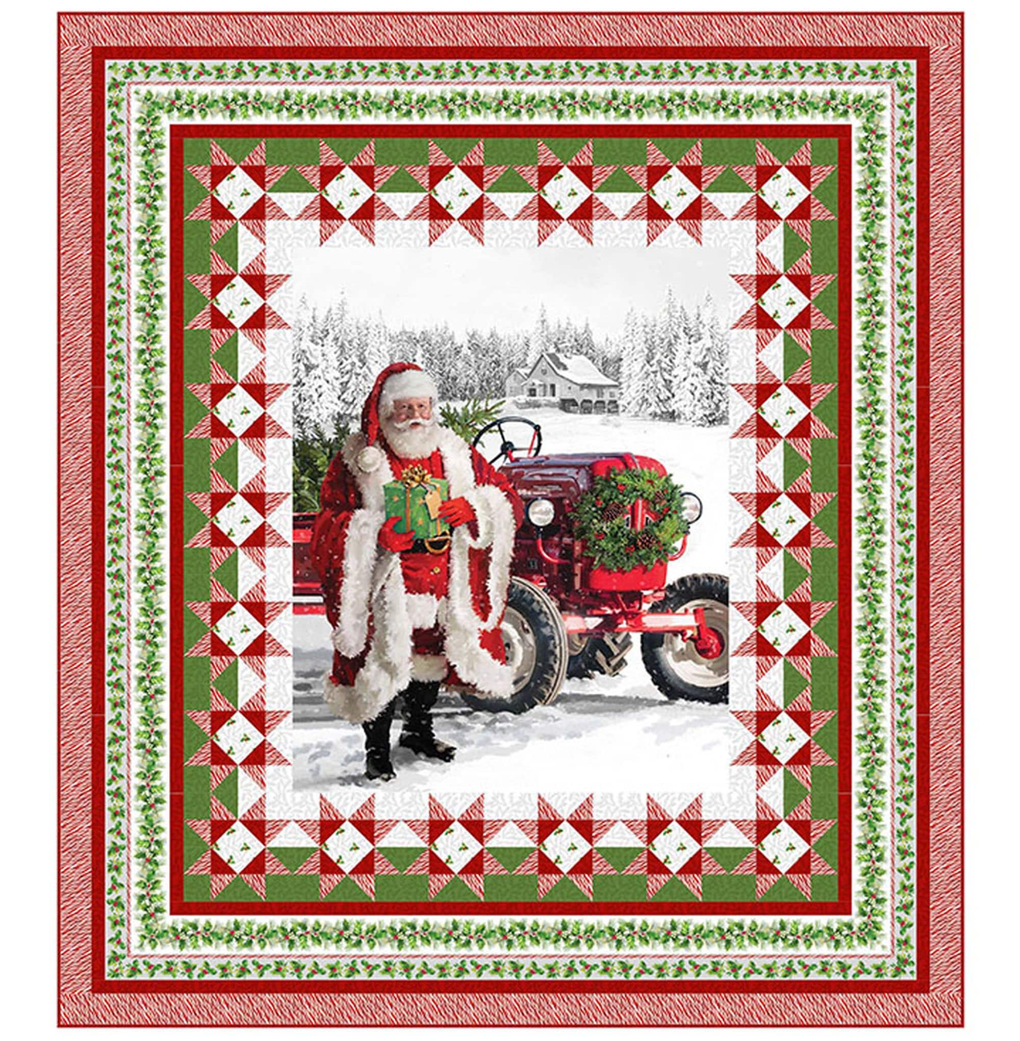 Presents From Santa Holiday Quilt Kit Etsy