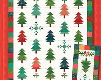Under the Pines Quilt and Runner Pattern by Heather Peterson the pattern