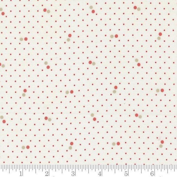 Polka Dot Dance Dots Ridgewood Milk 14978 11 by Minick & Simpson from Moda by the yard