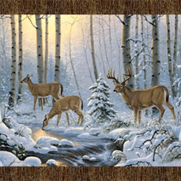 Pine Valley 28" x 43" Panel DP22854-10 from Northcott by the panel