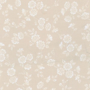 Backdrop Taupe Flowers 108&quot; Wideback Fabric WELDX-21138-160 from Robert Kaufman by the yard