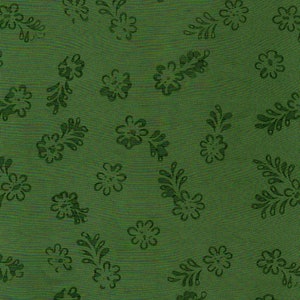 Simply Primitive Green Leaf Batik 0803 from Batik Textiles by the yard