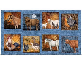 Bountiful 24" x 45" Panel from Quilting Treasures by the panel