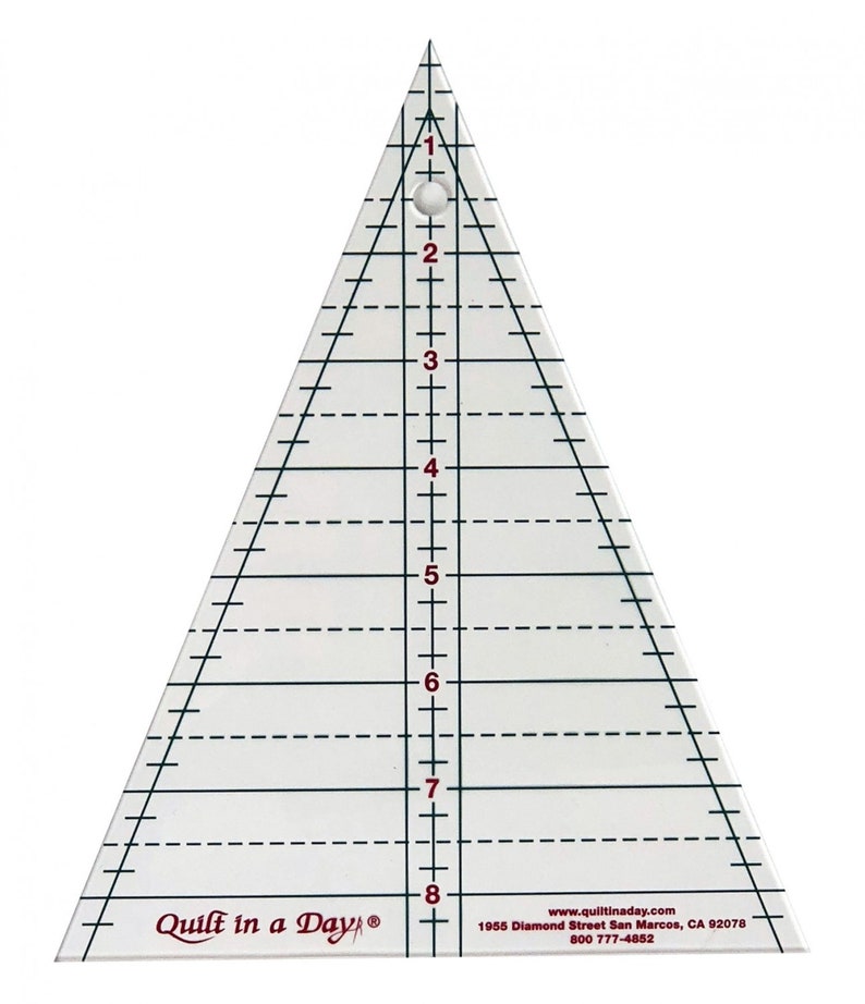 Quilt in A Day Kaleidoscope 45 Degree Triangle Ruler Etsy