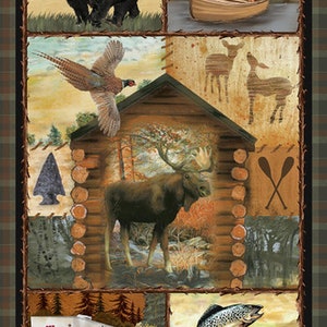 Wilderness Trail 24&quot; x 44&quot; Panel 2062PP-39 from Blank Quilting by the panel