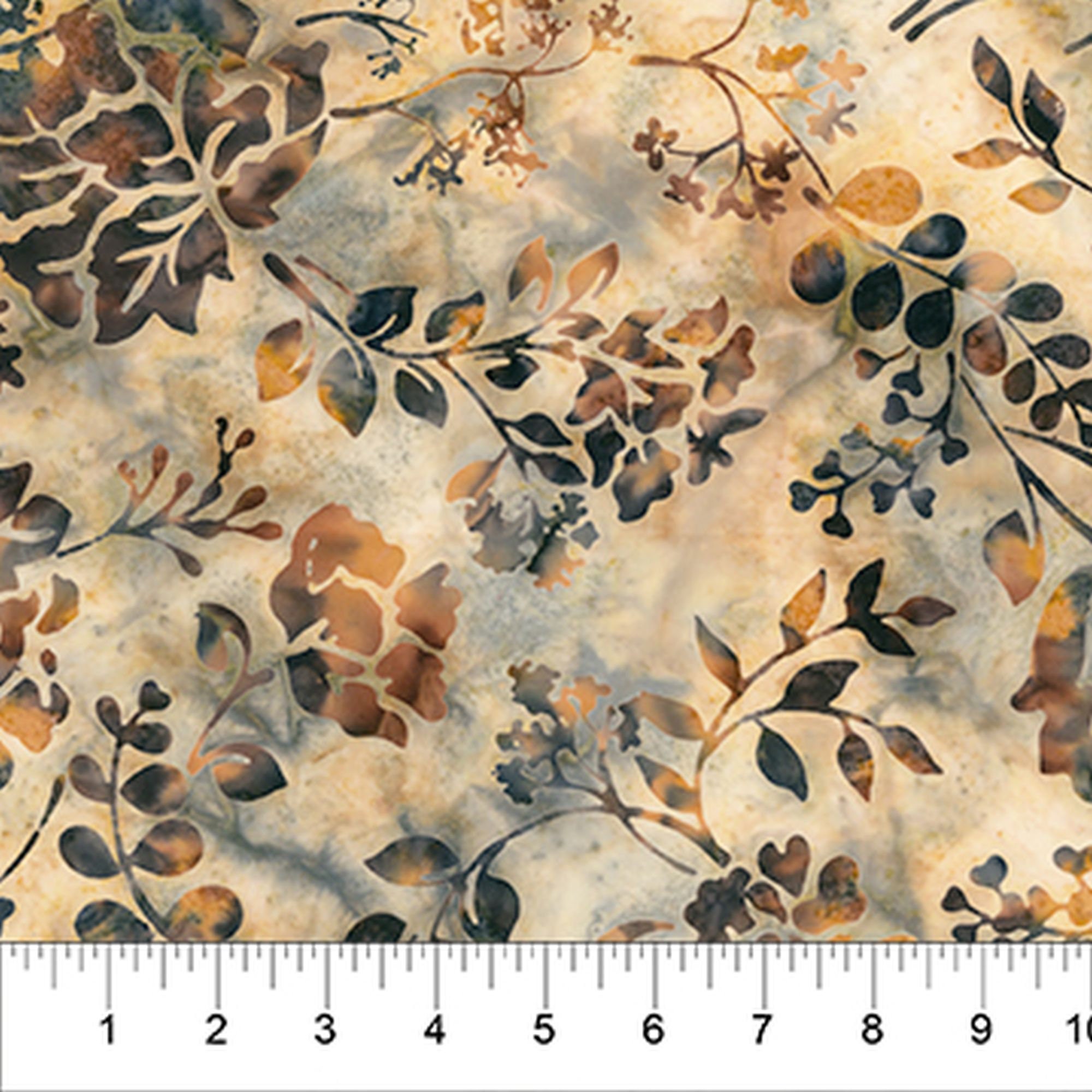 Florentine Light Floral Batik Fabric 8061130 from Banyan Etsy