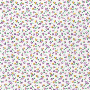 1930&#39;s Basics Daisies Pansy Reproduction Fabric FLH21224220 by Debbie Beaves from Robert Kaufman by the yard