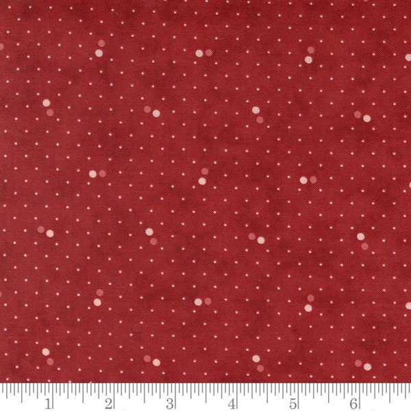 Polka Dot Dance Dots Ridgewood Cherry 14978 18 by Minick & Simpson from Moda by the yard