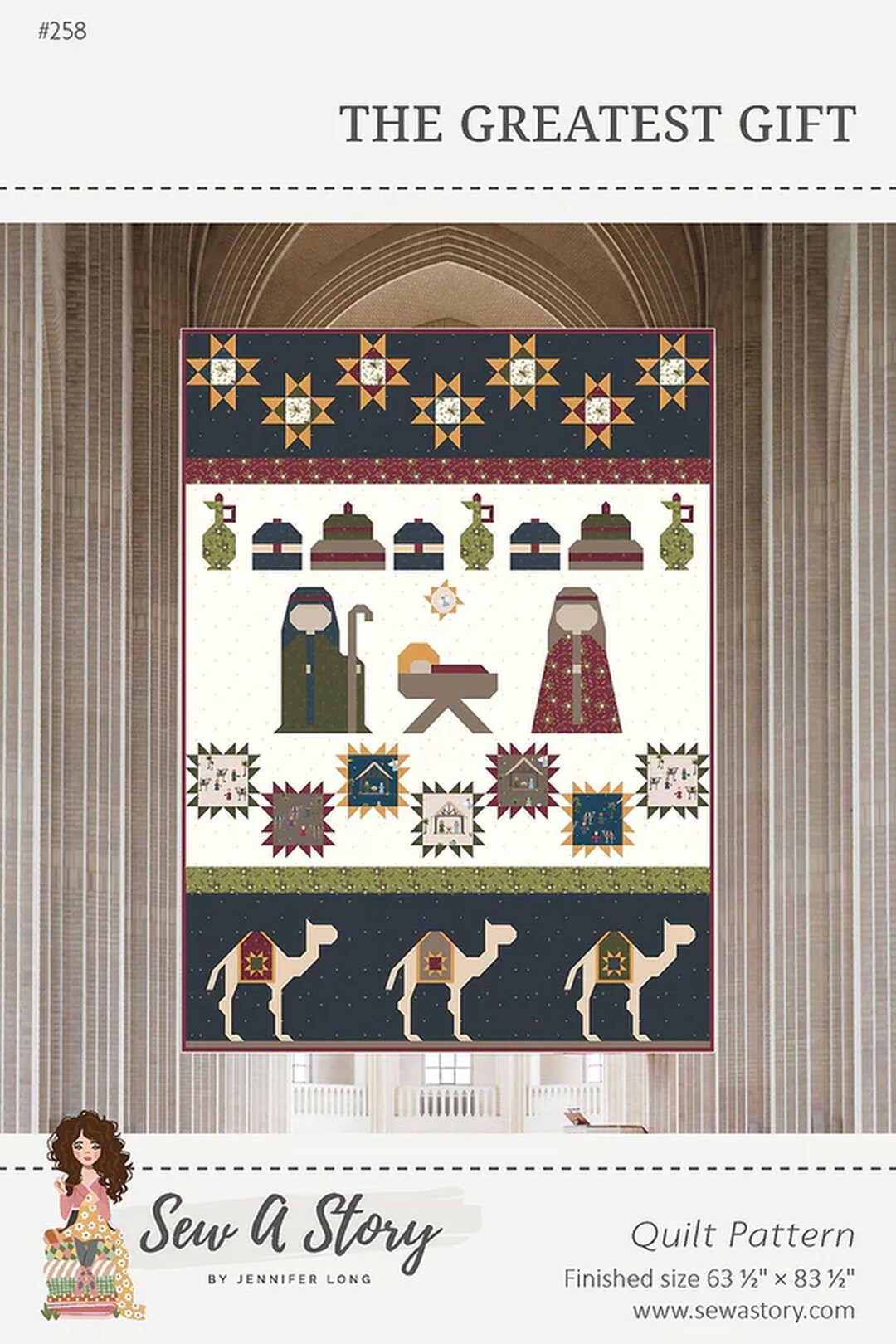 The Greatest Gift Quilt Pattern 258 by the Pattern - Etsy