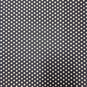 Black and White Polka Dot Fabric 1490-86305-911W from Wilmington Prints by the yard
