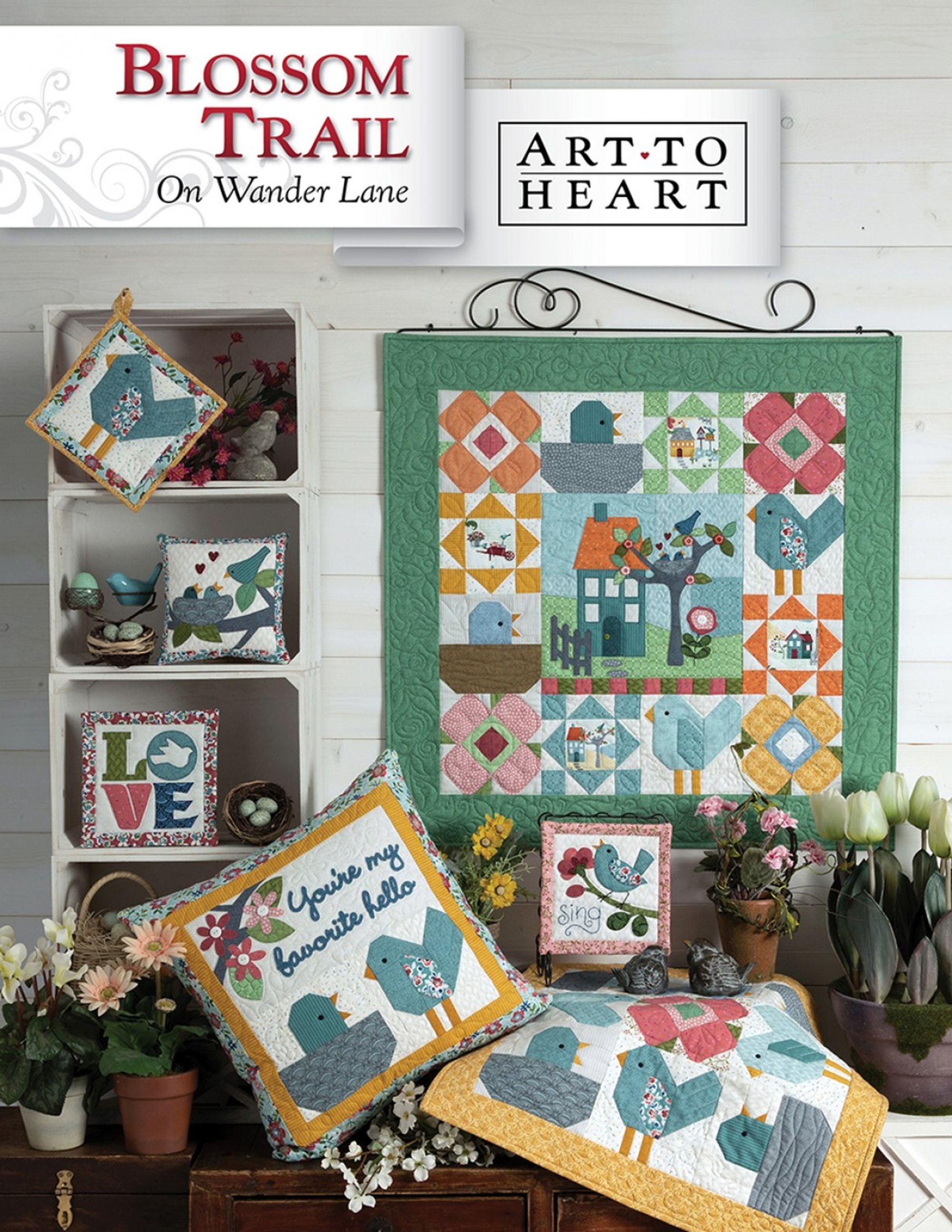 Blossom Trail Pattern Book 172P by Nancy Halverson From Art to