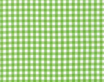 Carolina Lime Quarter Inch Gingham Fabric 1636850 from Robert Kaufman by the yard