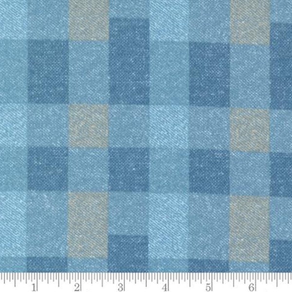 Flannel Lakeside Gatherings Sky 49220 13F from Moda by the yard