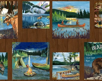 Lake Adventure 24" x 43" Panel 90511-247 from Wilmington by the panel