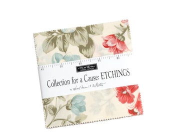 Collections Etchings Charm Pack 44330PP Benefiting The Parkinson Foundation from Moda by the pack