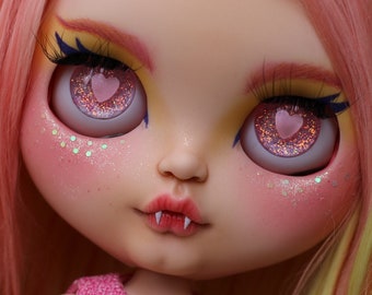LOVE U - Blythe/Furby/Pullip/MIDDIE Eyechips by Starrytale Dolls