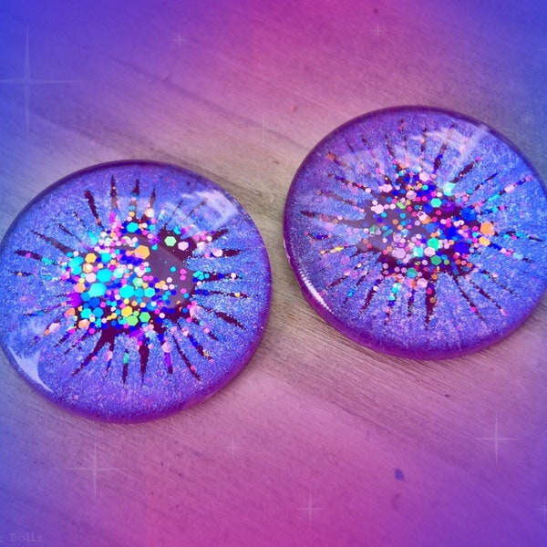 LUNARIAN LOLEEPOP - Blythe/Pullip/Furby/MIDDIE eye chips by Starrytale Dolls