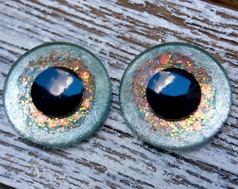 MISTY MOSS - Blythe/Pullip/FURBY/Middie eye chips by Starrytale Dolls