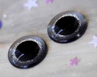 ASHEN ECHO - Blythe/Furby/Pullip/MIDDIE eye chips by Starrytale Dolls