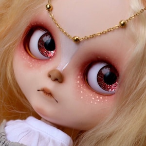 RIDING MOON - Blythe/Pullip/Furby/MIDDIE eye chips by Starrytale Dolls