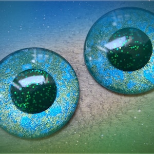SACRED POND - Blythe/FURBY/Pullip eye chips by Starrytale Dolls