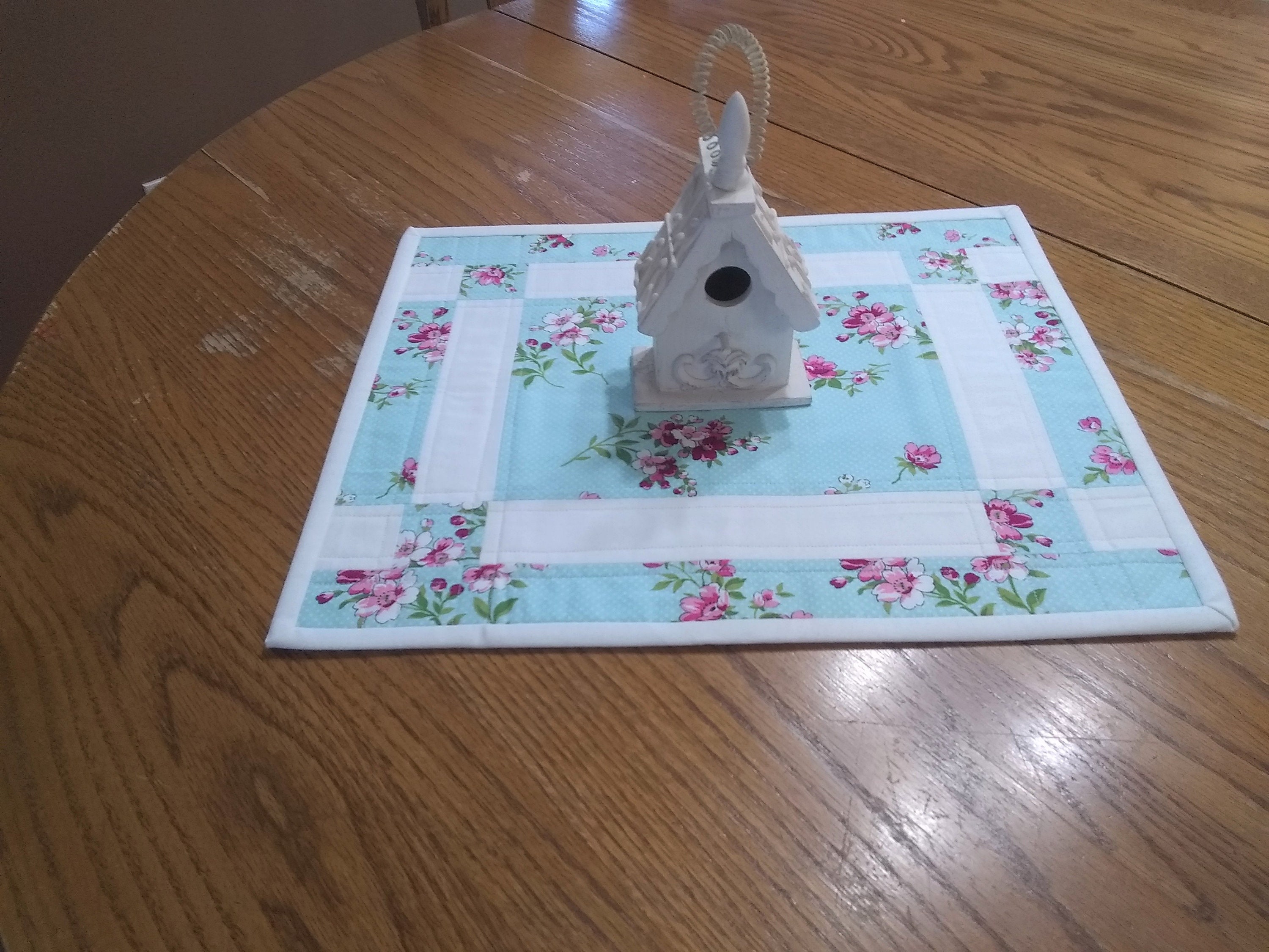 Spring Table Topper, Summer Table Topper, Aqua Table Topper. Nursery ...