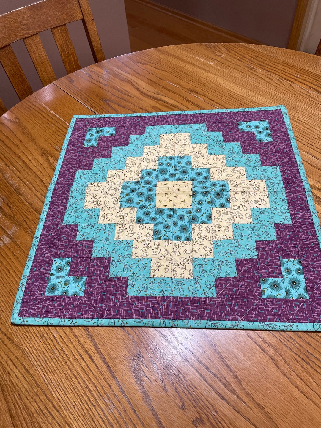 Spring Table Topper Spring Table Topper, Square Table Topper, Nursery Wall Hanging, Spring ...