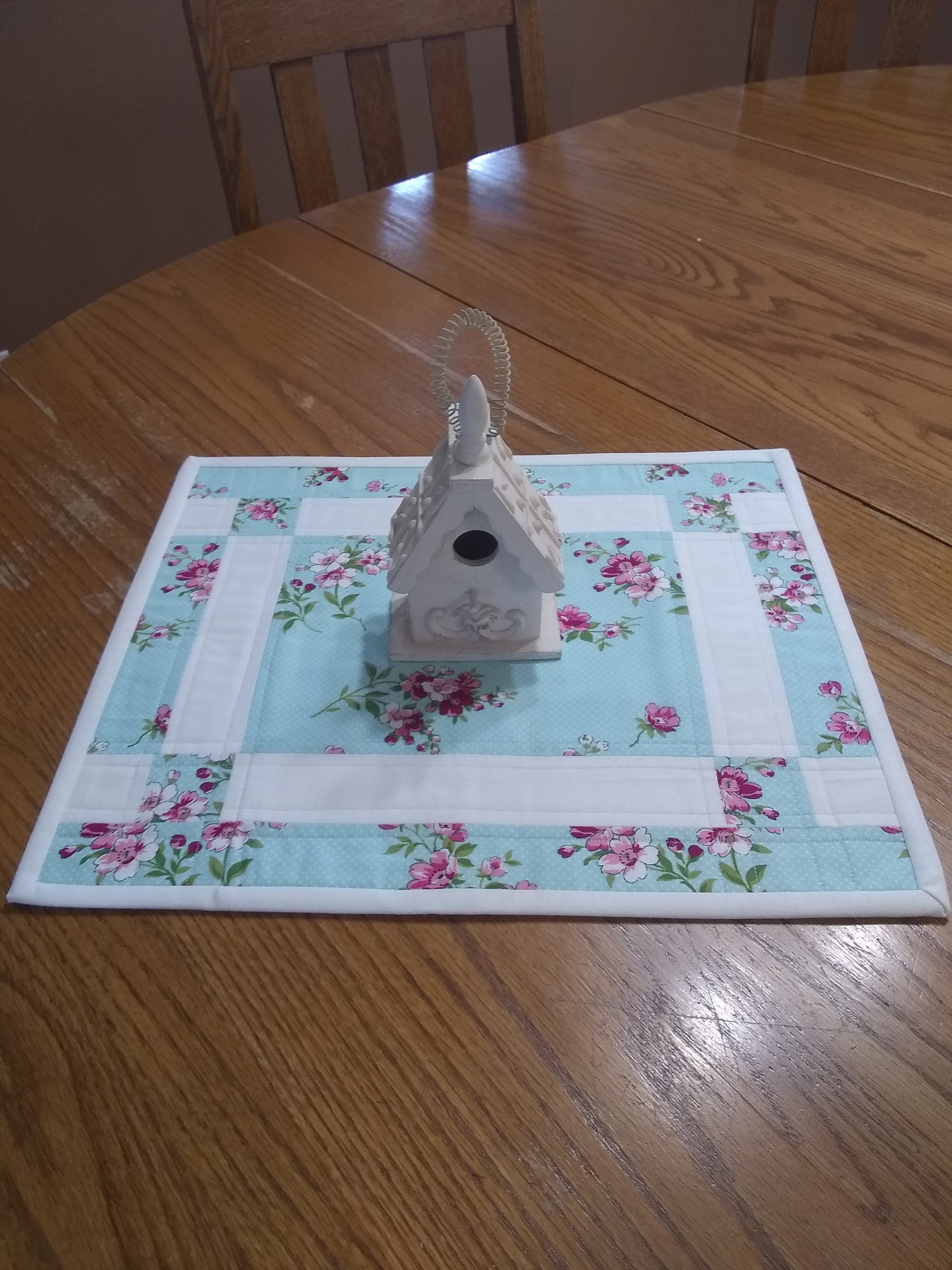 Spring Table Topper, Summer Table Topper, Aqua Table Topper. Nursery ...