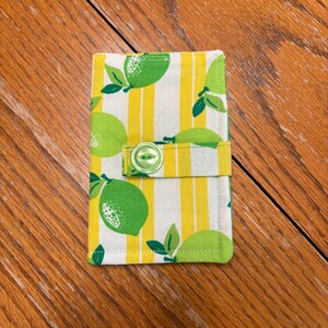 Tea bag holder, tea bag wallet, tea bag organizer, credit card holder, business card wallet, tea bag travel kit, tea drinker gift, Item #882