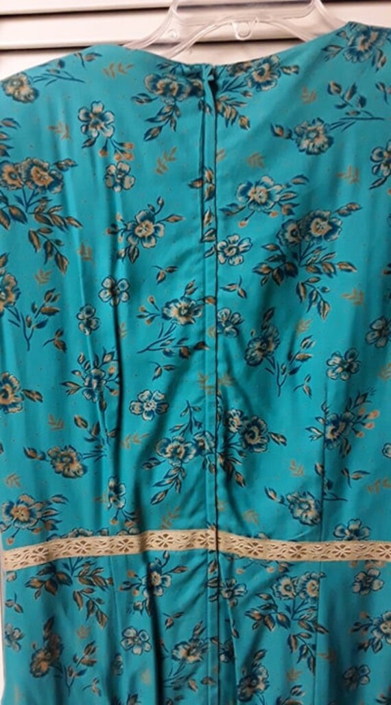 Vintage Boho Blue Floral Indian Sarah Elizabeth P… - image 6