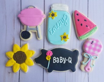 Baby Q Cookies Etsy Baby Q Cookies Etsy