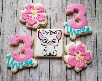 Moana Sugar Cookies Etsy Moana Sugar Cookies Etsy