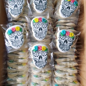 Sugar skulls Sugar cookies(READ TURNAROUND)