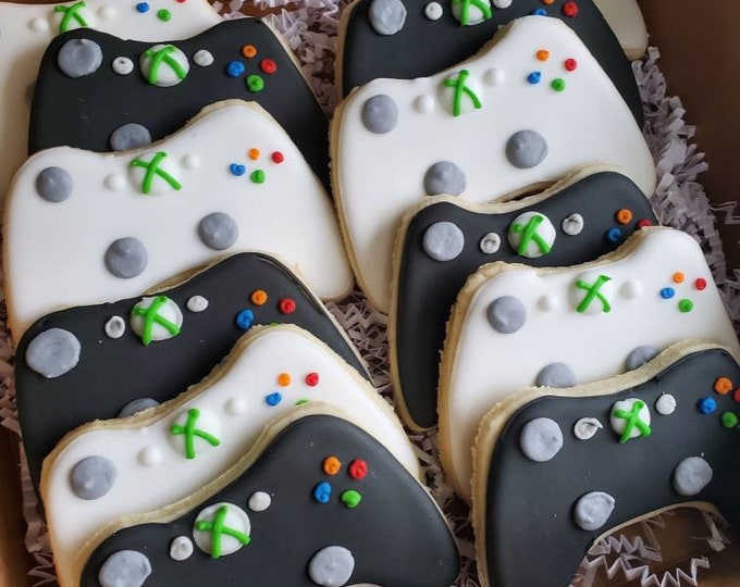 Game controller sugar Cookies(READ TURNAROUND)