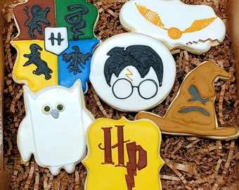 Potter wizard inspired Cookies(READ TURNAROUND)