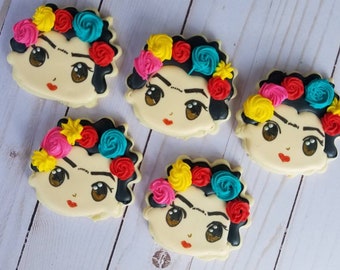 Frida kahlo sugar cookies(READ TURNAROUND)