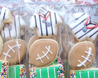 Football mini cookies(READ TURNAROUND)