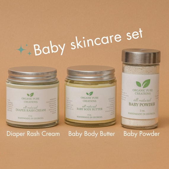 Organic Baby Skincare Trio Set