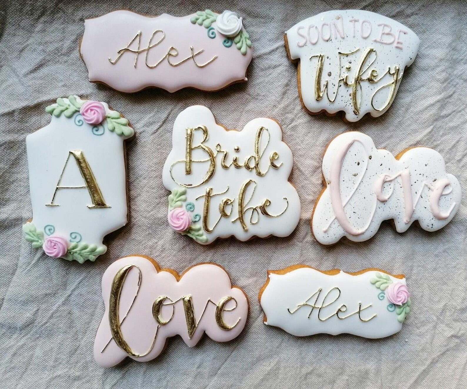 Bridal Shower Hen Do Wedding Cookies Bride to Be Etsy UK