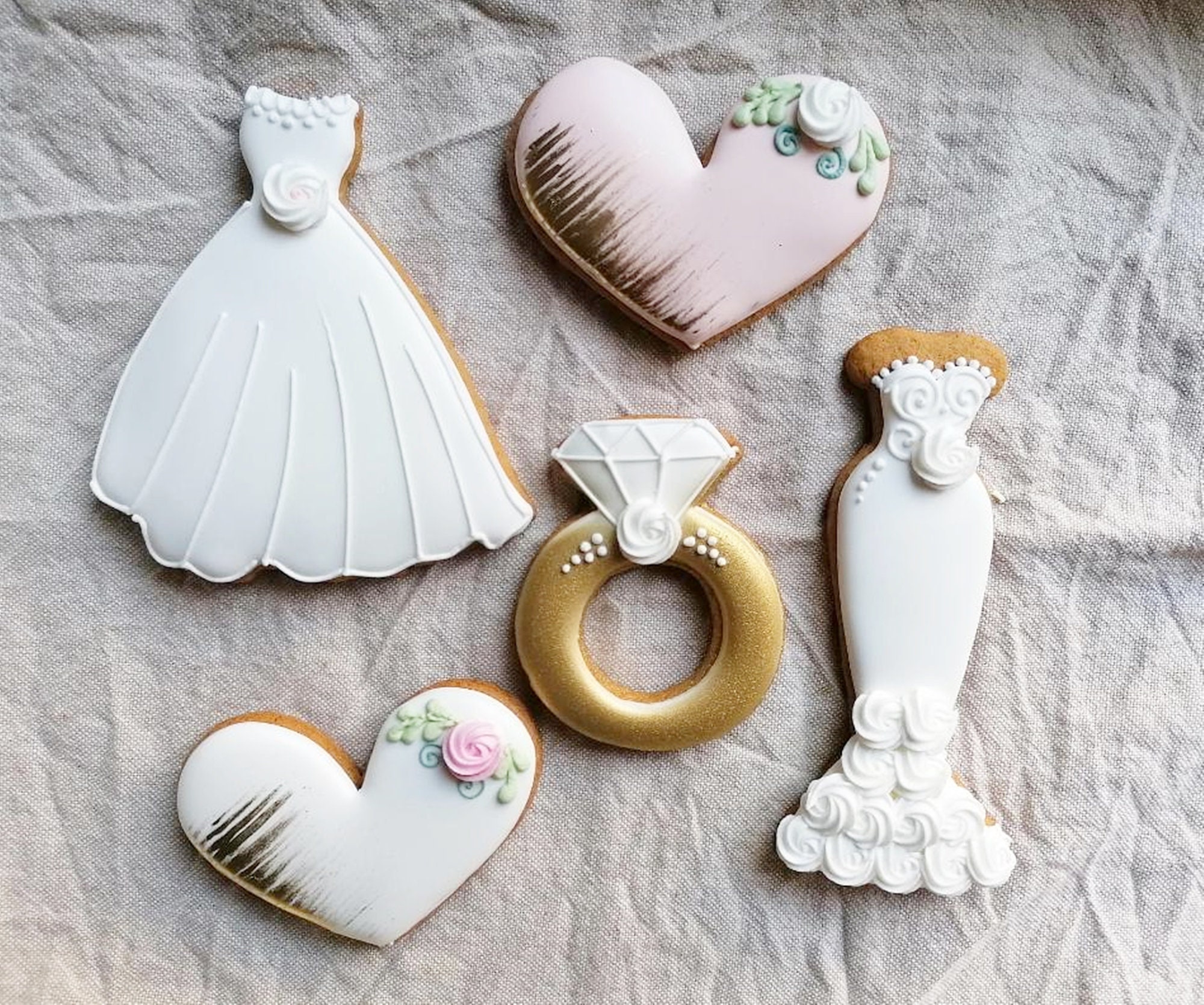 Bridal Shower Hen Do Wedding Cookies Bride to Be Etsy UK
