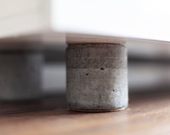 Concrete Furniture Legs (pack of 4) | A brutalist detail for do it your self or outdoor furniture | 8cm x 8cm