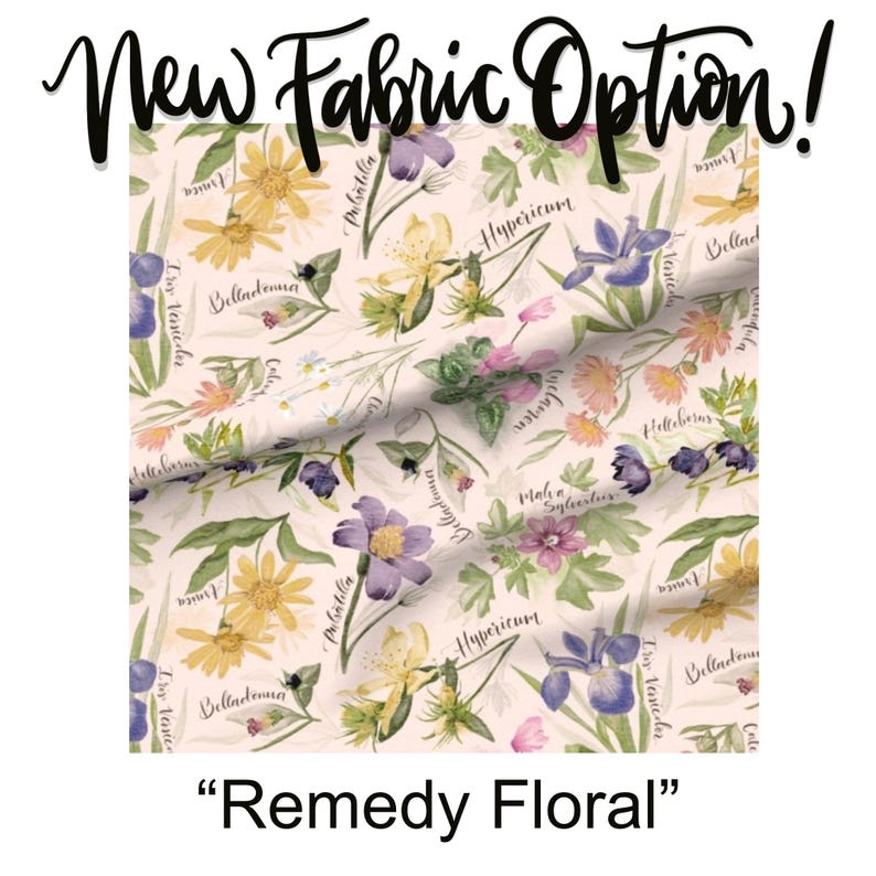 Homeopathic Remedy Travel Bag - EMF Shielding Remedy Floral