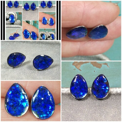 Memorial Ash Tear Drop Earrings/Cremation Earring /Ash Earring/ Pet Memorial Jewelry/ Cremation Jewelry/100+ shops Color Options