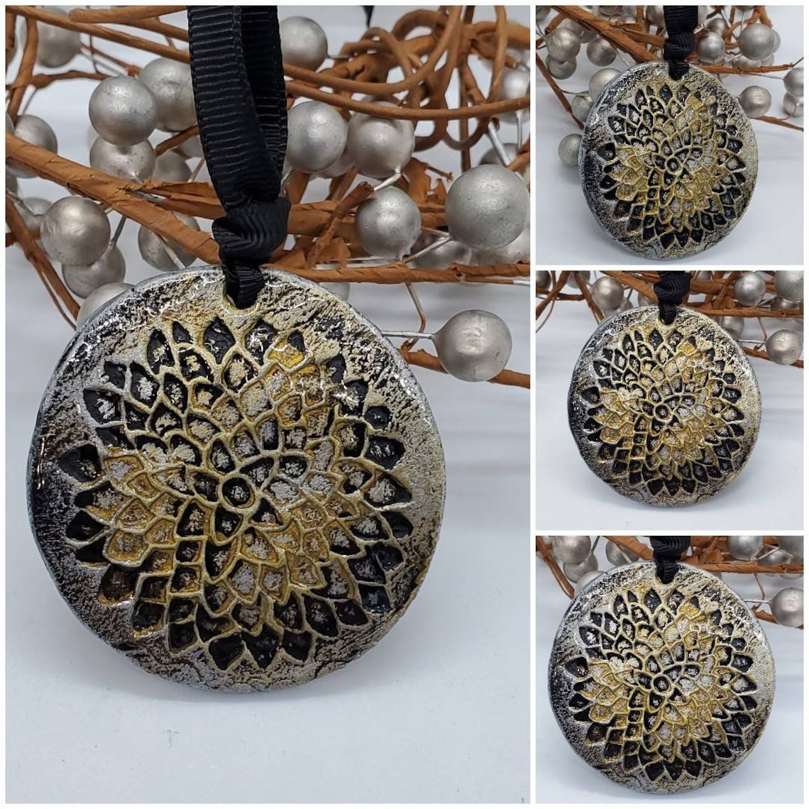 Cremation Memorial Ash Flower Holiday Ornament/essential Oil Etsy
