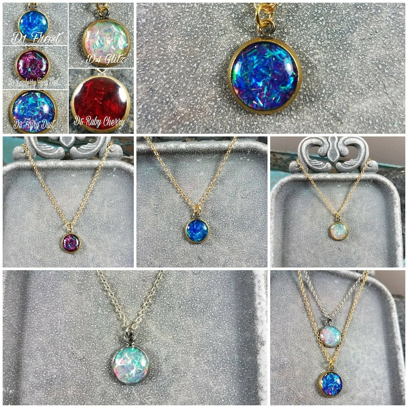 Memorial Ash Pendant Necklace Memorial Jewelry Ash NecklacePet MemorialCremation JewelryMore than 90+Color Options