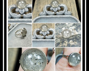 Memorial Ash Ring/ Pet Memorial Jewelry/ Cremation Jewelry/ Sentimental Jewelry/Memorial Ash Ring