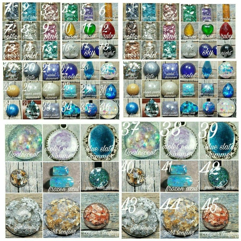 Memorial Ash Crystal Claw Wrap RingCremation Jewelry Ash Crystal Greiving Necklace64 Color Options