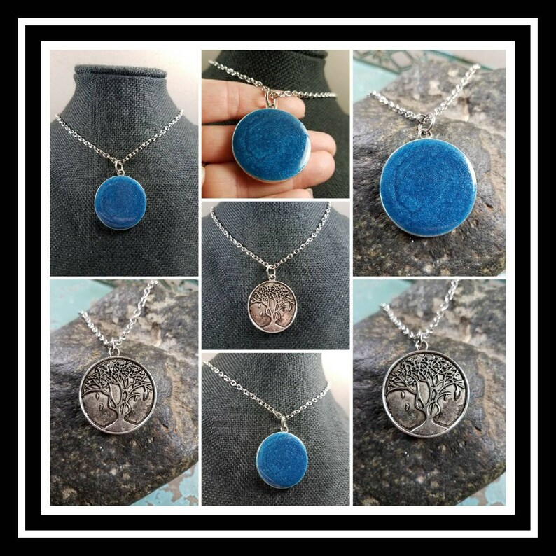 Memorial Ash Tree Necklace/Cremation Pendant/ Pet Memorial Etsy