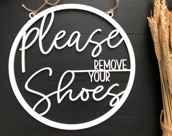 Remove Your Shoes Etsy