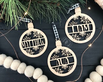 Personalized Christmas Ornament | Snowflake Ornament | Personalized Name Ornament | Personalized Name Ornament | Yearly Ornament |